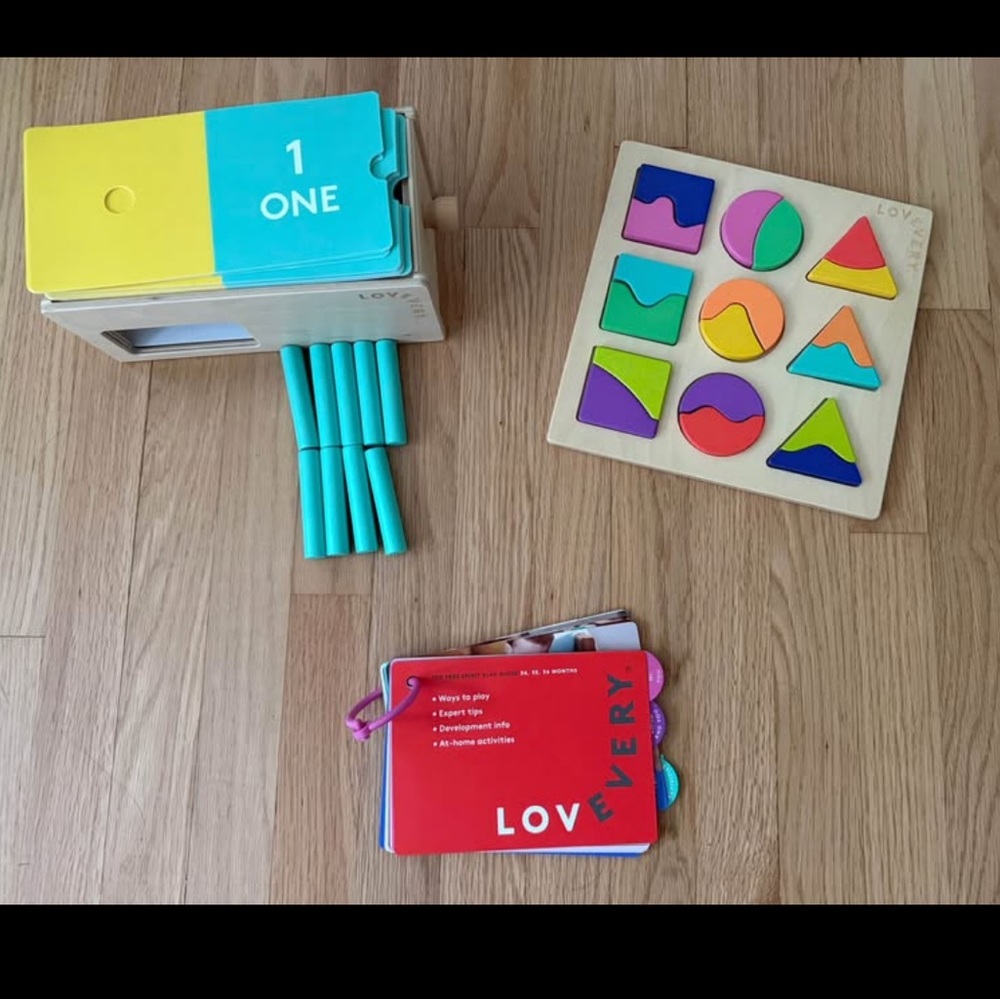 Lovevery free spirit playkit (months 34, 35, and 36) incomplete